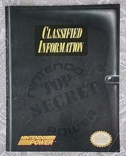 NINTENDO POWER CLASSIFIED INFORMATION BOOKLET VINTAGE 1990