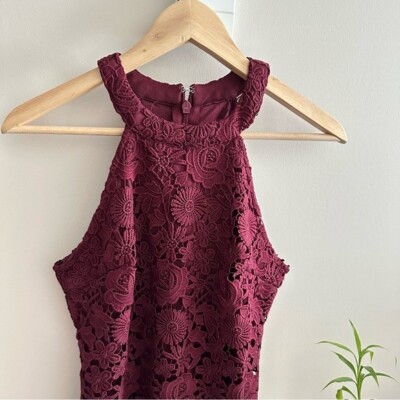 lulus burgundy lace dress Glamorous Chiffon V-Neck Sleeveless Burgundy Bridesmaid Dresses with D –  Newinlook