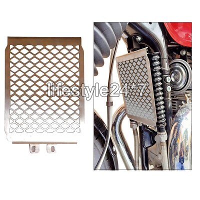 Genuine Royal Enfield ''Radiator Guard Polished D6'' For GT & Interceptor 650