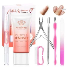  Cuticle Remover Kit - Cuticle Remover Cream & Cuticle Oil, Cuticle Care Orange