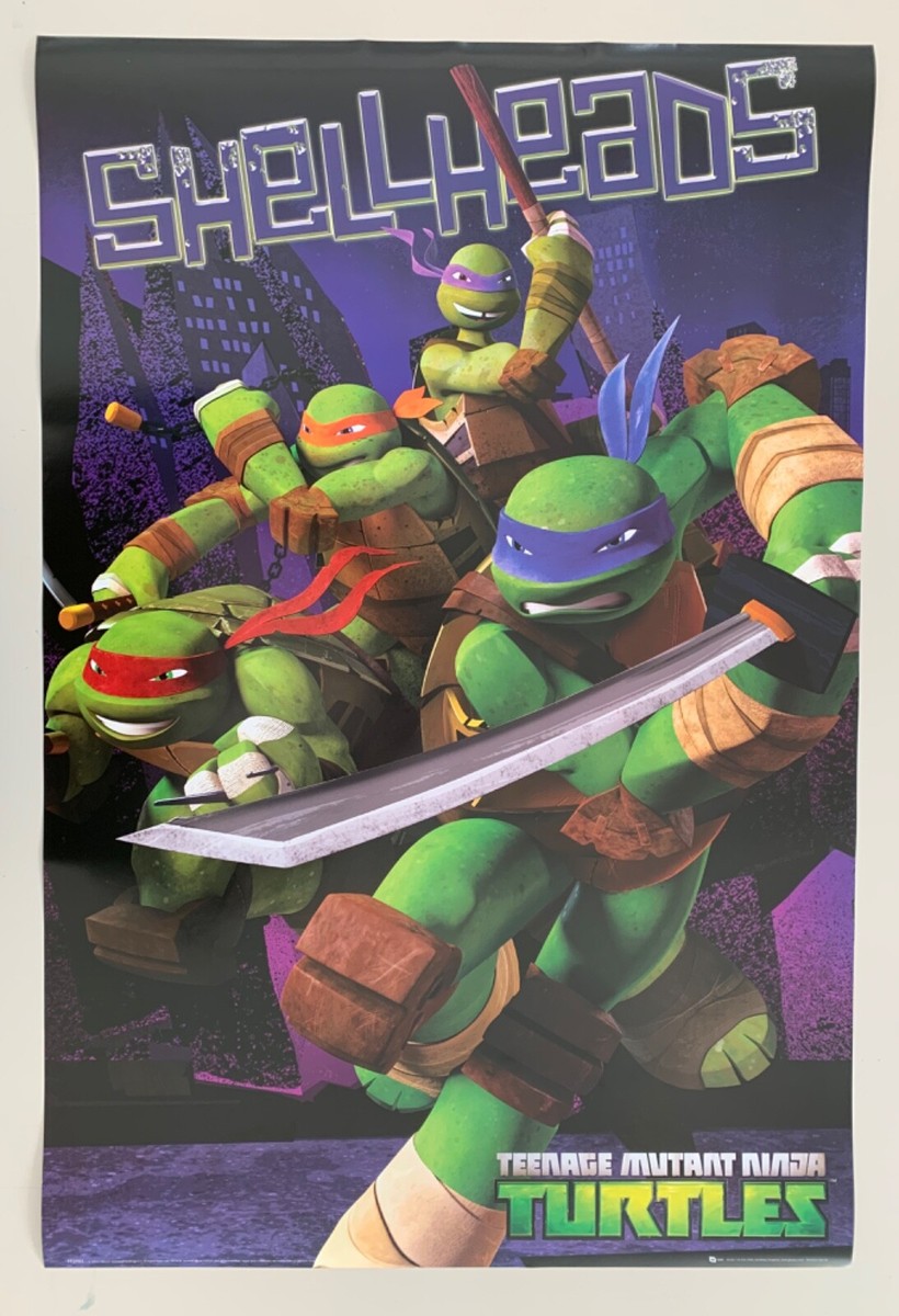 TEENAGE MUTANT NINJA TURTLES, SHELLHEADS, LICENSED 2013 POSTER