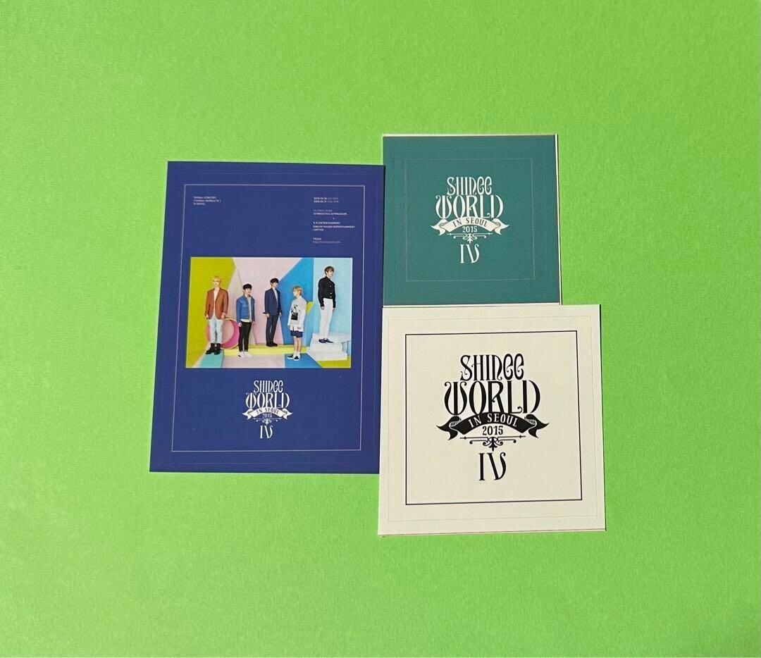 SHINee WORLD IV Ⅳ in Seoul 2015 Concert Global Messagecard