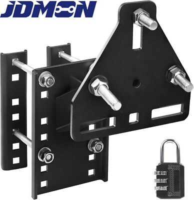 Utility Trailer Spare Tire Wheel Mount Kit Carrier Tire Holder Bracket with Lock