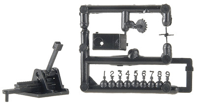 HO Ground Throw Sprung .190'' Travel-Includes Targets - Caboose Ind. #210S