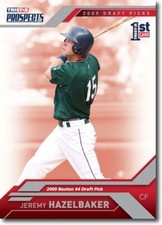 10-Ct Lot Jeremy Hazelbaker 2009 TriStar Rookies Mint RCs