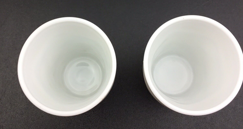 Westmoreland Vintage alte Steppdecken strukturiert 1930er Milchglas 9 Unzen weiß - Bild 9 von 9