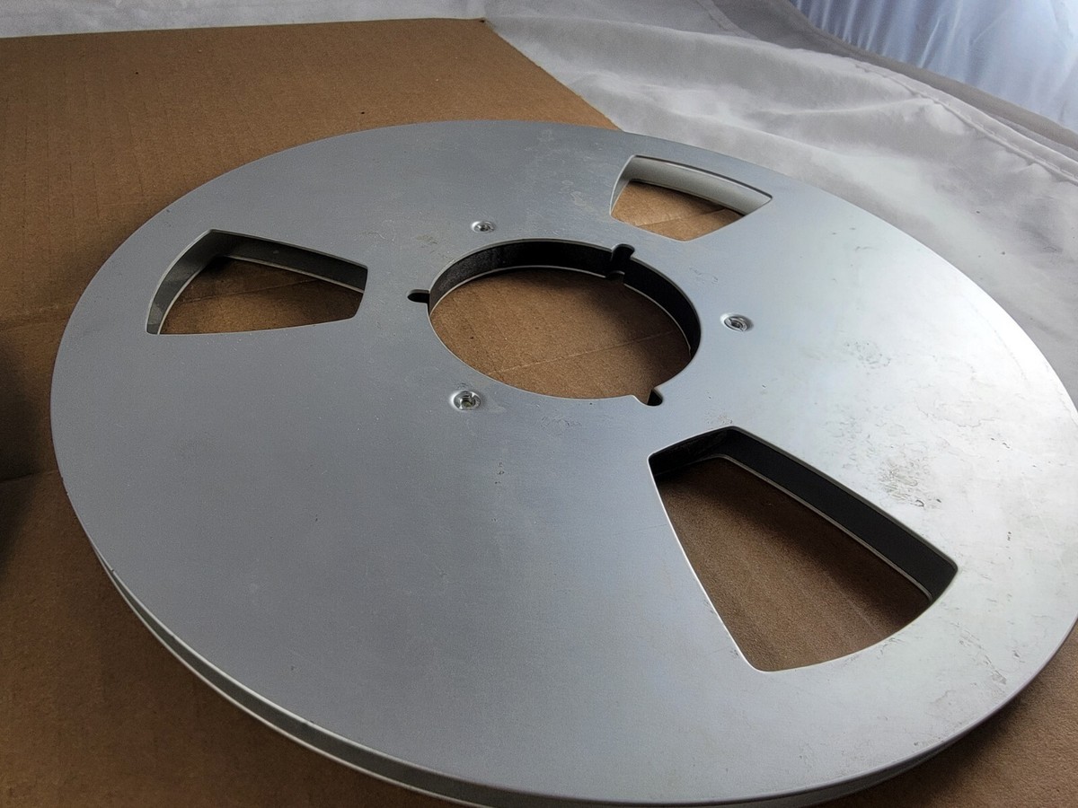 TEAC RE-1002 Ampex 456 Empty Takeup Original Reel Metal