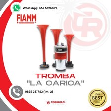 Tromba Pneumatica Suono La Carica Auto 12v 3 Cornetti Fiamm trombe La Carica