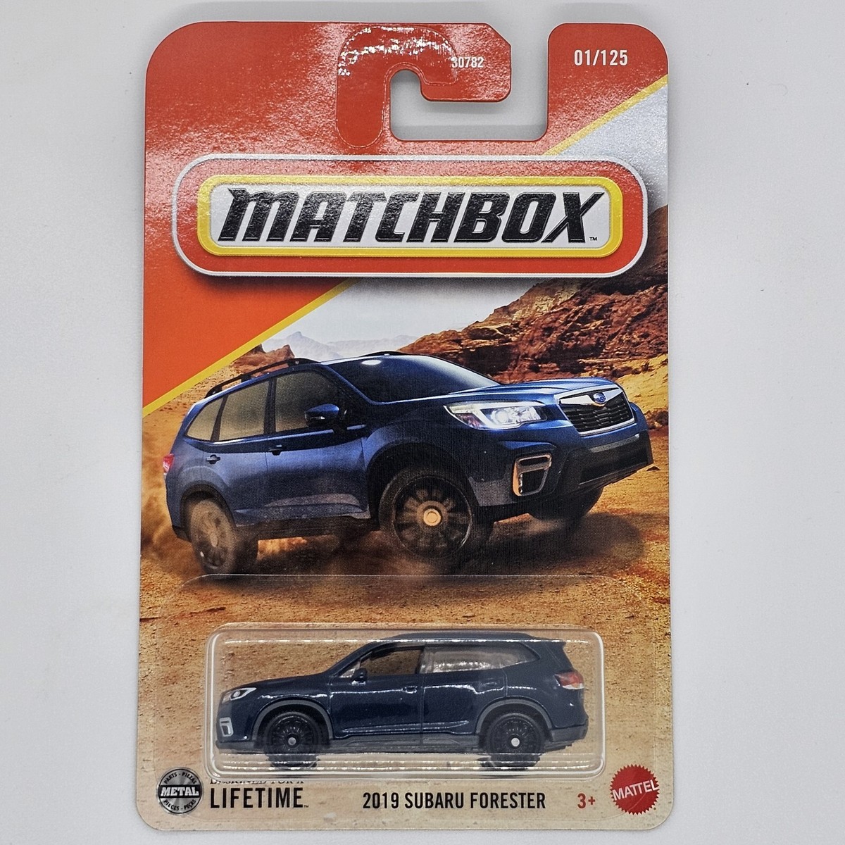 2025 MATCHBOX 2019 SUBARU FORESTER METAL BLUE MBX