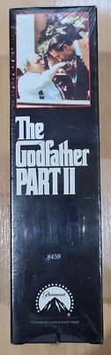 ザ・ゴッドファーザー THE GODFATHER PART II (1974)—FACTORY SEALED TWO-TAPE VHS SET