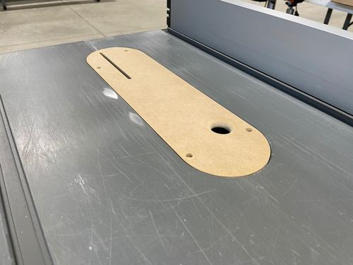 DeWalt Table Saw Zero Clearance Insert - DWE7491, DWE7492, DWE7491RS, DWE7480, D - Picture 2 of 8