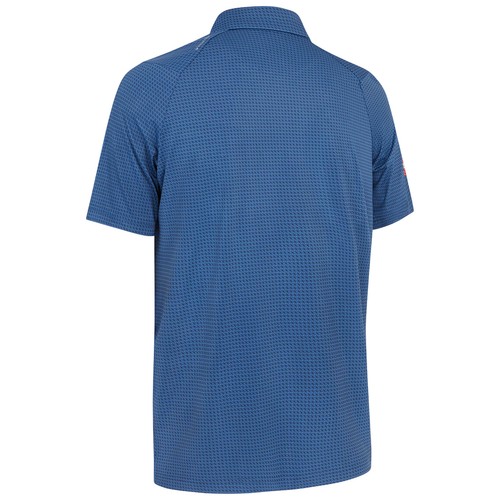 Camisa Polo Callaway Para Hombres Estampado Odyssey Manga Corta Golf Absorbe Humedad 2025 - Imagen 9 de 9