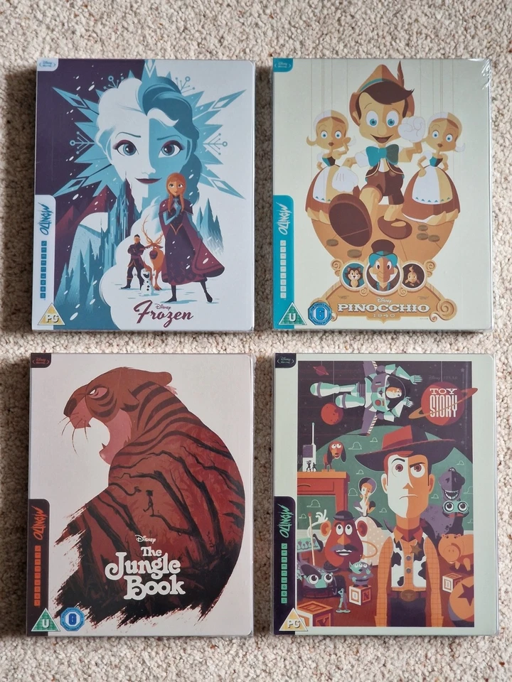 Disney Pixar Animated Mondo Steelbook Blu-ray Collection x 10 New & Sealed OOP - Image 3 of 4