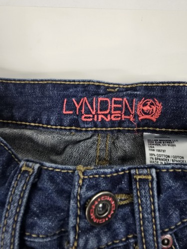 Pantalones de mezclilla acampanados ajustados Cinch Lynden para dama oscuros 25x32 tiro medio #MJ81454075 - Imagen 3 de 13
