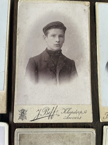 Lotto 17 Antiche Fotografie Vittoriane Carte De Visite Ritratti Cabinet Rari - Foto 8 di 12