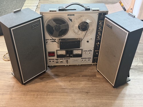 Vtg Sony Tapecorder TC-630 Reel to Reel Tape Recorder Untested