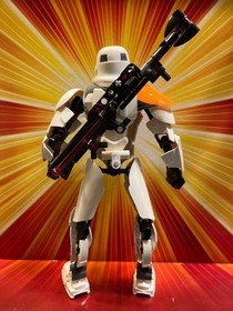 🔥 LEGO Disney STAR WARS STRORMTROOPER COMMANDER 75531 9.6" 24.5cm 💯% COMPLETE