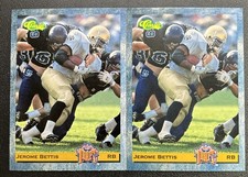 (2) Jerome Bettis 1993 Classic Draft #10 RC - L.A. Rams - Notre Dame HOF!