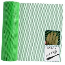 15.7 in x 19.7 FT Chicken Wire mesh,Comes with 30 Twist 15.7IN*19.7FT Green 1.10 per foot