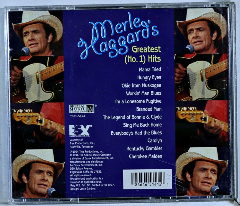 Merle Haggard - Greatest Hits (CD 1995) - image 2 of 2