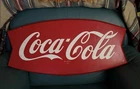 ***LOT OF 2 VINTAGE COCA COLA METAL SIGNS/TOPPERS***