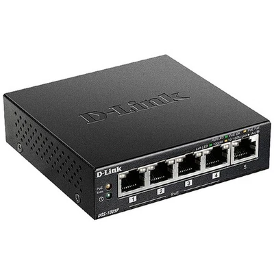 D-Link DGS-1005P/E Netzwerk Switch 5 Port 1 / 10 GBit/s
