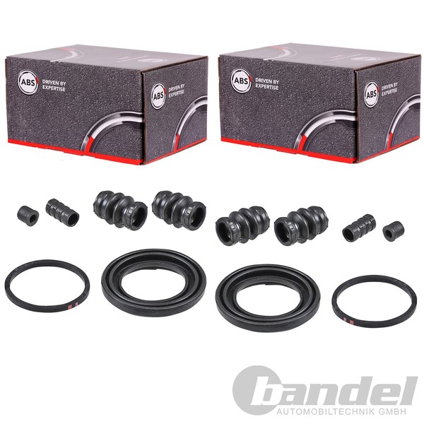 2X A.B.S. Bremssattel RAPARATUR-SATZ Hinten Passend FüR Hyundai Santa Terracan S-image