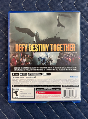 Final Fantasy VII 7 Rebirth Sony PlayStation 5 PS5 – OPEN BOX W