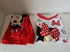 Disney Mickey  Minnie Mouse Girls Pajamas 12 Month