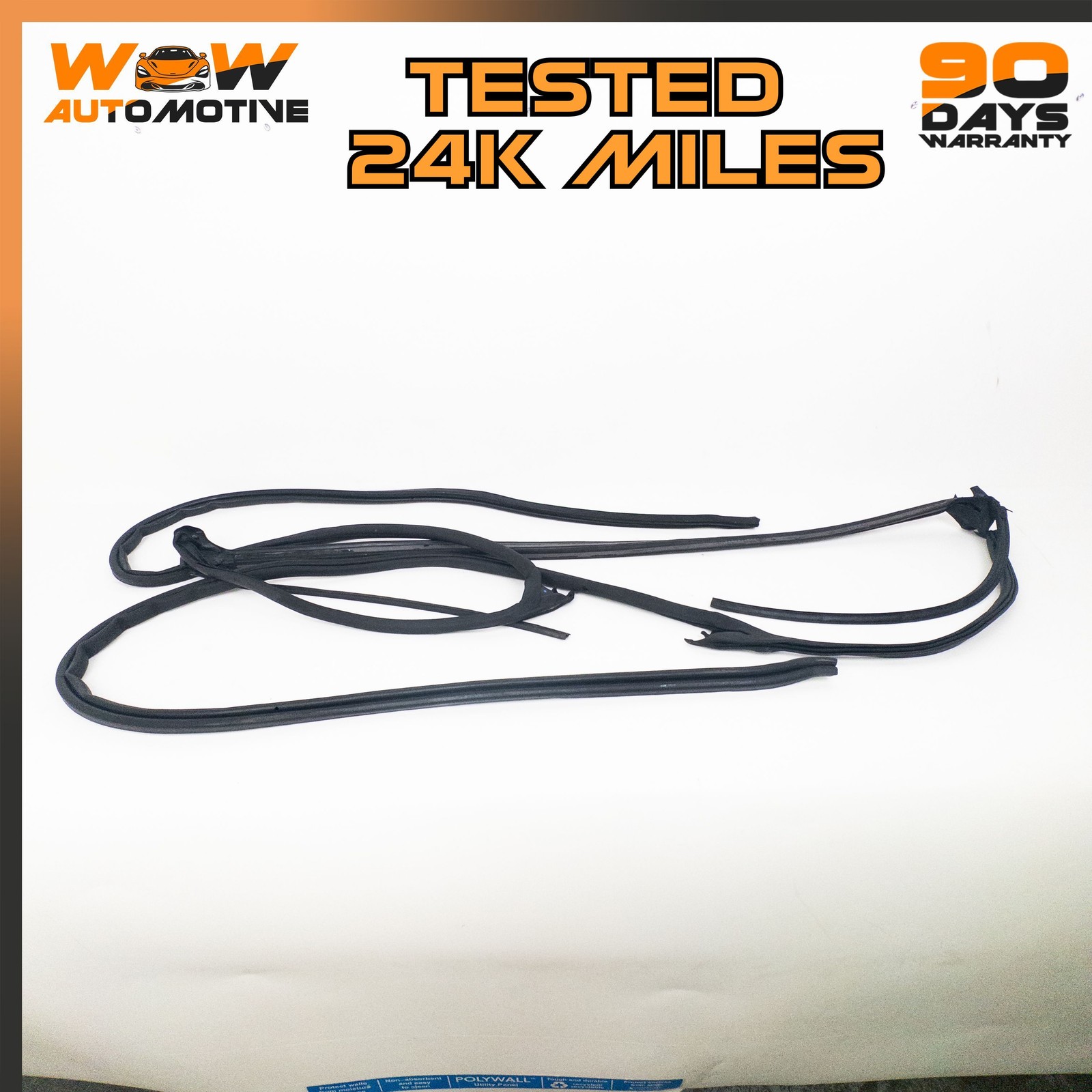 06-16 ASTON MARTIN V8 VANTAGE CONVERTIBLE FRONT WINDSHIELD BODY DOOR SEAL OEM