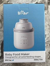 NutriEase AllStage Stainless Steel Baby Food Maker Steamer and Blender  NEW