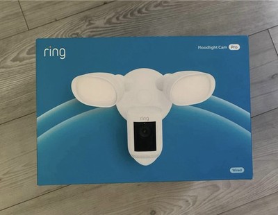 Ring Floodlight Cam Pro Wired with Retinal 2k Quality BRAND NEW MSRP $230