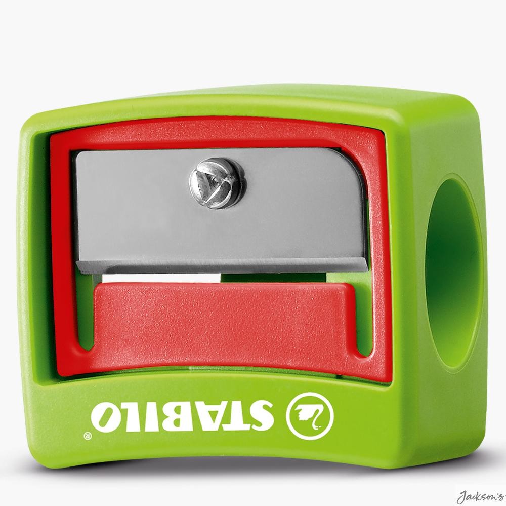 Stabilo Woody 3-in-1 Pencil Sharpener Plastic For Extra Thick Pencils