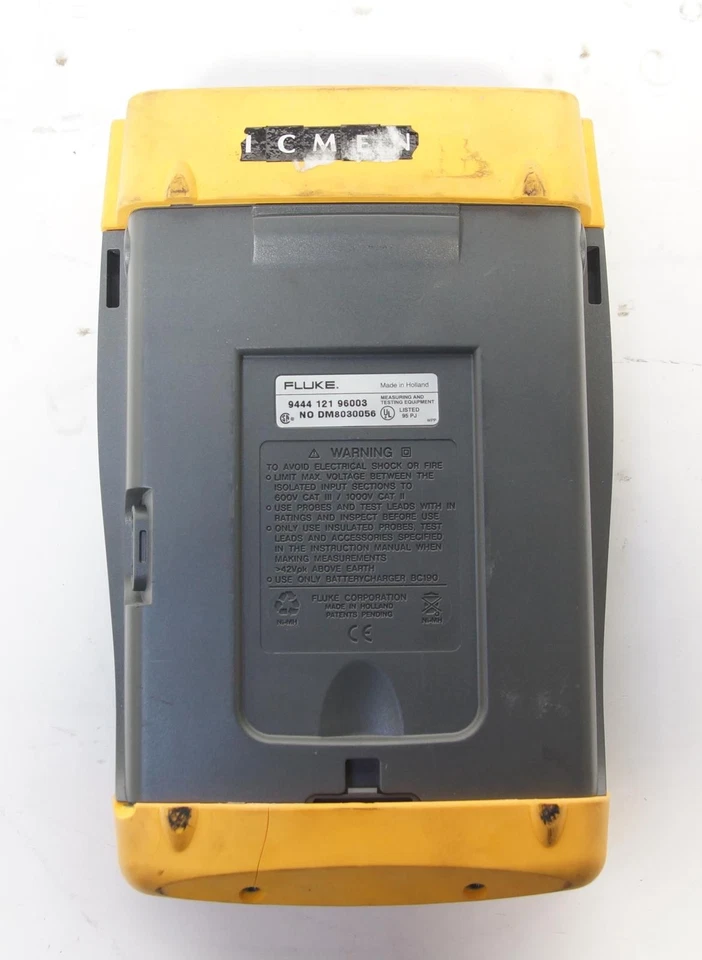 Fluke 196C 100MHz 1GS/s Digital Oscilloscope Scopemeter Multimeter AS-IS - Image 2 of 3