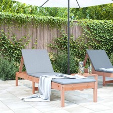 Chaise Longue Siège Bain de Soleil Transat Marron Miel Bois Massif de Pin vidaXL