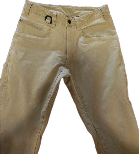 1620 Pantalone Uomo 32 Cachi Leggero Nyco Utility Pre Restrinto - Foto 2 di 8