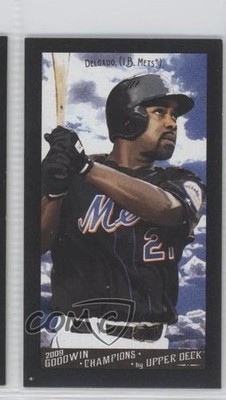 2009 Goodwin Champions Mini Black Border Gypsy Queen Back Carlos Delgado #9 0e3