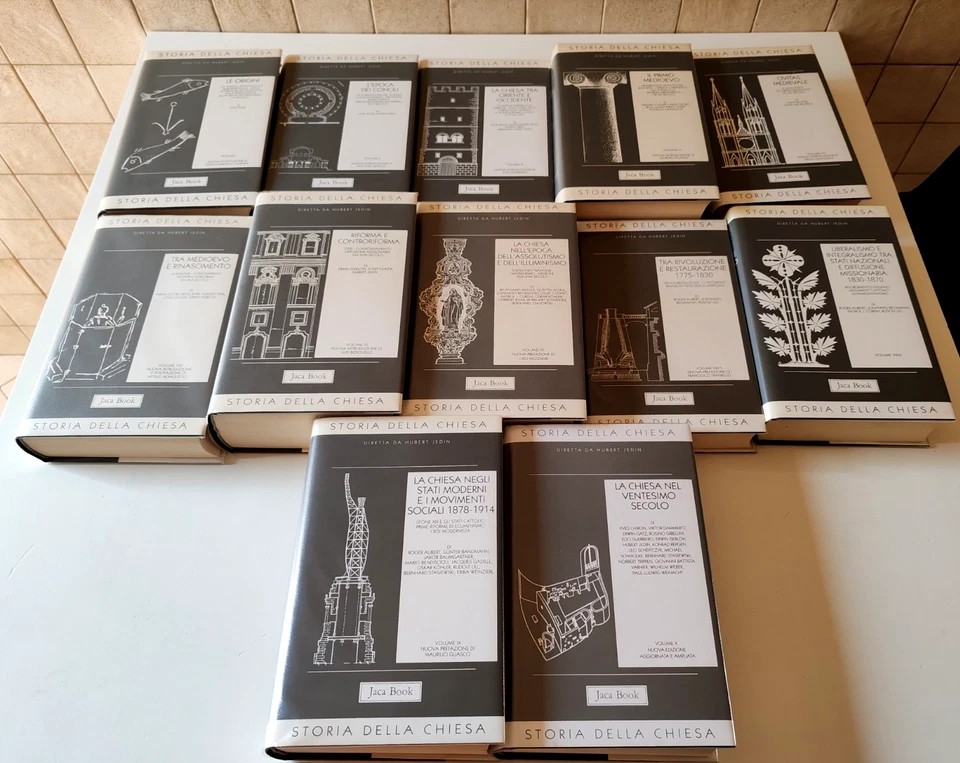 (Religione) STORIA DELLA CHIESA - 12 VOLUMI (OPERA COMPLETA) - Jaca Book 1992 - Immagine 2 di 2