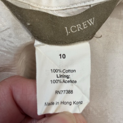 J Crew Damen Gestreift Baumwolle A-Linie Midirock Größe 10 Mehrfarbig - Bild 9 von 10