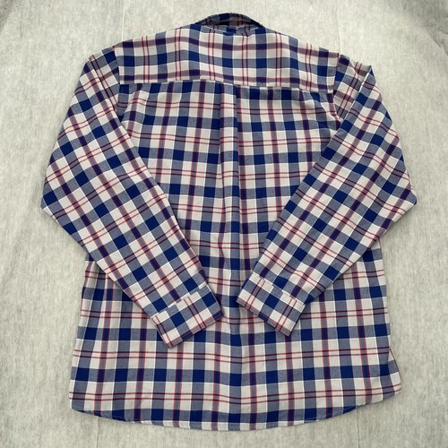 Dixxon Flannel Shirt Adult 2XL Blue Red Plaid Happy Gilmore 13 Button Up Men XXL - Picture 2 of 15