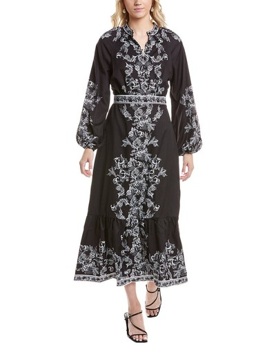 Robe midi femme manches ballon Marion