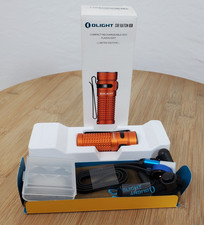 Olight S1R Baton II Limited Edition Orange Compact EDC Rechargeable Flashlight