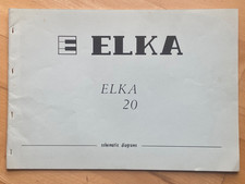 ELKA 20 E20 SERVICE MANUAL Schematic Diagrammi quadro elettrico