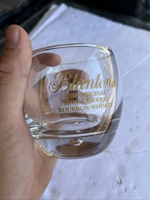 Blantons Single Barrel Bourbon Whiskey Rocks Glass Collectible Barware