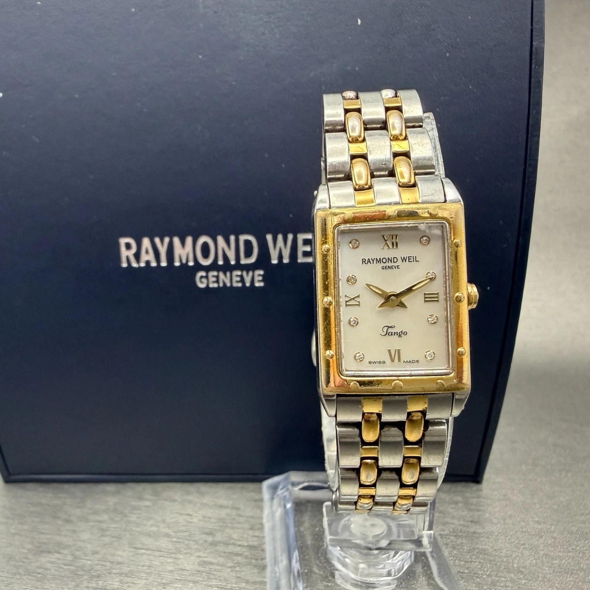 RAYMOND WEIL Gold Plated Band Luxury Wristwatches for sale  display picture 3