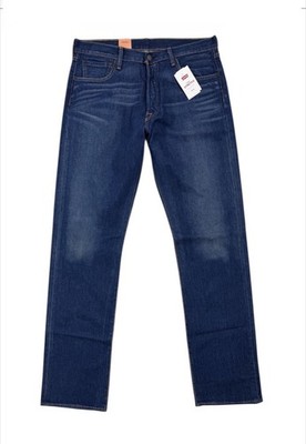 Levi's 501 Original Fit Straight Leg Button Fly Stretch Denim Blue