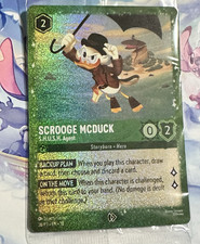 Disney Lorcana Scrooge McDuck - S.H.U.S.H. Agent 35/P3 Promo Foil Emerald
