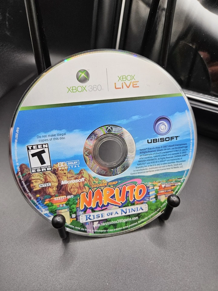 Naruto: Rise of a Ninja / Microsoft Xbox 360 / Disc Only / Resurfaced / Read  - Image 2 of 4