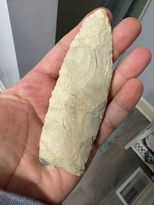 NC Piedmont arrowheads Artifact Carolina Artifact 4.75” Rhyolite Blade Thin