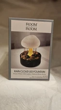 Room To Room Rain Cloud LED lighted Fountain New Sealed in Box